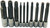 PG162 - 10 PC XL TRIPLE SQUARE BIT SOCKET SET