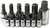 PG161 - ENSEMBLE 13 PIÈCES SAE HEX BIT SCKT PG161 - ENSEMBLE 13 PIÈCES SAE HEX BIT SCKT