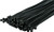 PG282 - 25-PC 25" BLACK UV STABILIZED NYLON CABLE TIES, 175 LBS TENSILE STRENGTH