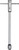 PG116 - CLÉ À CLIQUET EN T DE 10 » DE LONG, NO 0 À 1/4 » (3 MM À 6 MM)