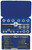 PG129 - 41-PC MACHINE SCREW/FRACTIONAL TAP & HEX DIE SET
