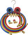 R134A ECONOMY MANIFOLD GAUGE SET, R134A GAUGES, (3) 60" HOSES, SNAP COUPLERS, GAUGE GUARDS