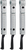 3 mâchoires extrêmement étroites (ensemble) 7 7/8 200 mm - 1-194-S