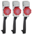 3 narrow, quick adjusting jaws (set) 3 3/8 100 mm