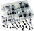 PG290 - ASSORTIMENT PRINCIPAL DE RETENUES DE TYPE POUSSOIR DE 120 PIÈCES
