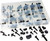 PG299 - Assortiment complet de 120 boulons de carrosserie, écrous hexagonaux et écrous en U