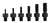 Set of thread inserts M4/M5/M6/M8/M10/M12