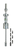 Set of stud pulling devices with screw adapters