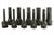 10PC 1/2" DR SAE IMPACT HEX DR