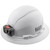 HARD HAT,CLASS E,FBRM,WHT,RLMP