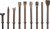 PG79 - 9 PIECE ALL PURPOSE AIR HAMMER CHISEL SET
