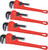 PG158  -  4 PC. PIPE WRENCH SET