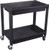 PG214 - 2-TRAY HEAVY DUTY PLASTIC UTILITY CART
