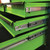 35" 6-Drawer Tool Cart-Green