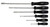 6PC SLOTTED SCREWDRIVER SET - JHW100P-6SD