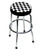 Swivel Shop Stool-Checkerboard