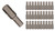 Hex Contractor Insert Bit 7/64" x 25mm - 30 Pièce