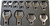 PG169 - 11-PC SAE 3/8" DRIVE CROWFOOT WRENCH SET, 3/8" - 1"