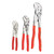 3 Pc Pliers Wrench Set (6", 7", 10")