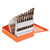 KnKut 21 Piece Left Hand Jobber Length Drill Bit Set 1/16"-3/8" by 64ths