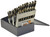 KnKut 26 Pièces Jobber Longueur Foret Set Lettres A-Z