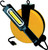 LUMIÈRE DE TRAVAIL PG25 - 1000 LUMENS SUR ENROULEUR DE CORDON RÉTRACTABLE, CORDON SJT 18/2 PIEDS DE 50 PI