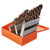 KnKut 29 Piece Left Hand Jobber Length Drill Bit Set 1/16"-1/2" by 64ths