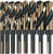 KnKut 8 Piece S&D 1/2 » Reduced Shank Drill Bit Set 9/16 »-1 » par 16ths