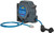 PG266 - BOBINE DE CÂBLE PROFESSIONNEL RÉTRACTABLE RÉSISTANT AUX INTEMPÉRIES INTÉRIEUR/EXTÉRIEUR, SJTOOW BLEU 14/3 DE 30 PIEDS, PRISE SIMPLE, 13A, 125VAC