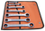 1-1/8" X 1-3/16 Flat Ratch. Box Wrench - 15"