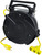 PG266 - BOBINE DE CORDON INTÉRIEUR RÉTRACTABLE PROFESSIONNEL, SJTOW JAUNE 14/3 DE 50 PIEDS, TRI TAP AVEC DISJONCTEUR, 13A, 125VAC