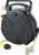 PG277 - INDUSTRIAL RETRACTABLE INDOOR EXTENSION CORD REEL, 75' YELLOW 14/3 SJTOW, TRI TAP WITH CIRCUIT BREAKER, 10A, 125VAC