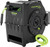 PG110 - 75 FT. FLEXZILLA RETRACTABLE AIR HOSE REEL WITH LEVELWIND TECHNOLOGY, 3/" HOSE I.D., 300 PSI, 1/4" MNPT HOSE OUTLET