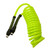 Flexzilla® Polyurethane Recoil Hose, 1/4" x 10' with 1/4" MNPT Fittings