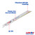 9"x1 » 6TPI Gold Power Arc Demolition Nail Embedded Recip 25 pk
