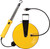 PG29 - 120 LUMEN, 60 LED WORK LIGHT W/MAGNETIC HOOK ON RETRACTABLE METAL REEL, 50 FT. CORD