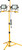 PG29 - TWIN 84 SMD LED 10,000 LUMEN FLOOD LIGHT TRIPOD
