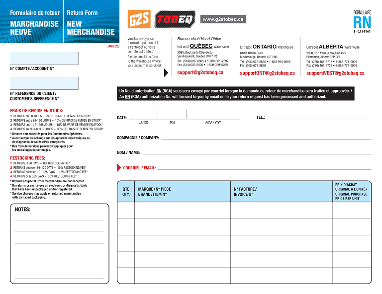 Distributor Resources & Forms