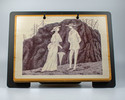 Edward Gorey Close Encounters Art Collection with Easel 