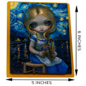 Jasmine Becket Griffith Alice in the Starry Night 5"x6" 3D Art Board