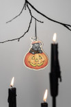 Mary Engelbreit  Zoom  Scottie Pumpkin Wooden Ornament