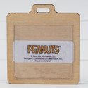 Peanuts “I’m Proud of Me” Wooden Bag Tag