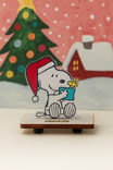Christmas Snoopy Mini Laser Sculpture