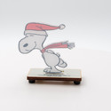 Snoopy Skating Mini Laser Sculpture
