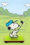 Peanuts Golfer Snoopy Laser Sculputre