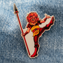 ElfQuest Pike Aluminum Pin