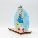 Mary Engelbreit Ann Estelle At the Seaside Laser Sculpture