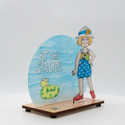 Mary Engelbreit Ann Estelle At the Seaside Laser Sculpture