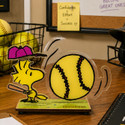 Peanuts Woodstock Baseball Laer Sculpture