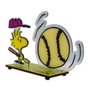 Peanuts Woodstock Baseball Laer Sculpture
